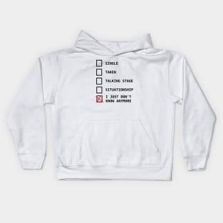 Relationship status Kids Hoodie